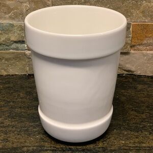 STARBUCKS | Plain White No Handle Mug | 2010